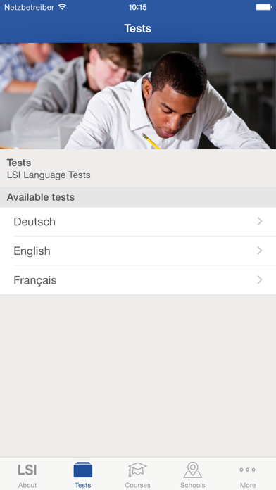 Screenshot #1 pour Language Tests