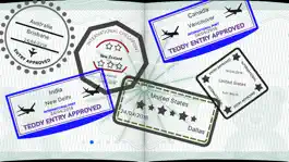 Game screenshot Teddy Bear Passport / Travel Photo Card ID Maker with Travel Stamps apk