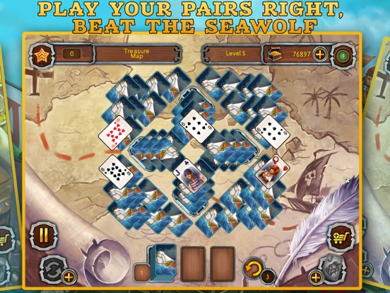 Screenshot #5 pour Pirate's Solitaire 2. Sea Wolves Free