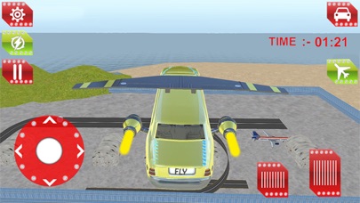 How to cancel & delete Flying Limo Car Driving 3D Simulator from iphone & ipad 2