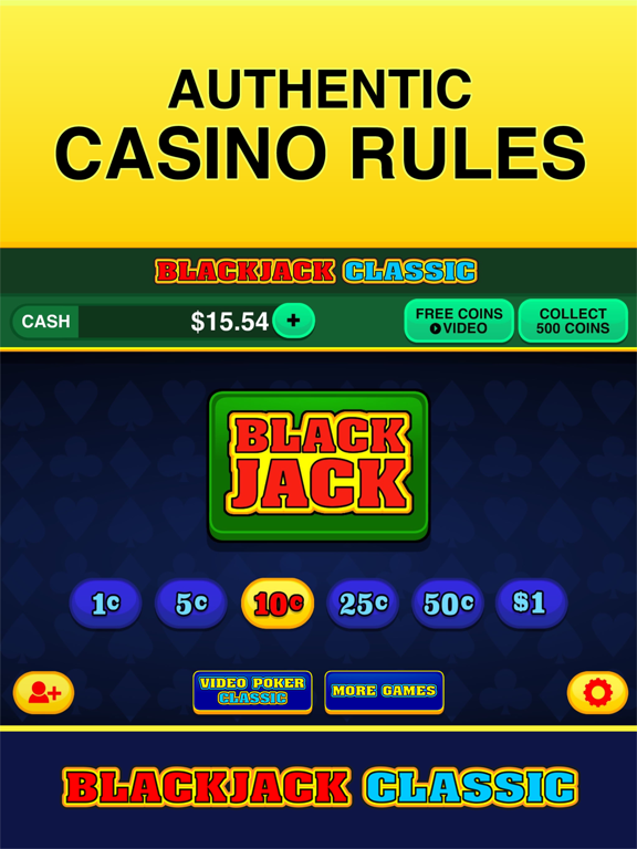 Screenshot #5 pour Blackjack Classic - FREE 21 Vegas Casino Video Blackjack Game