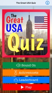 The Great USA Quiz screenshot #1 for iPhone