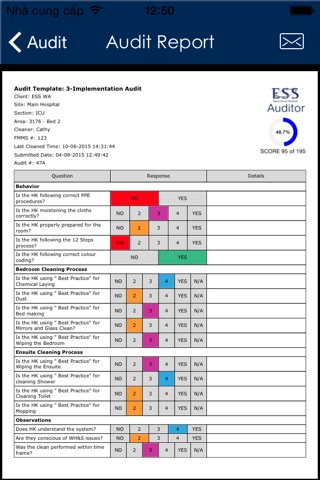 ESS Auditor screenshot 2