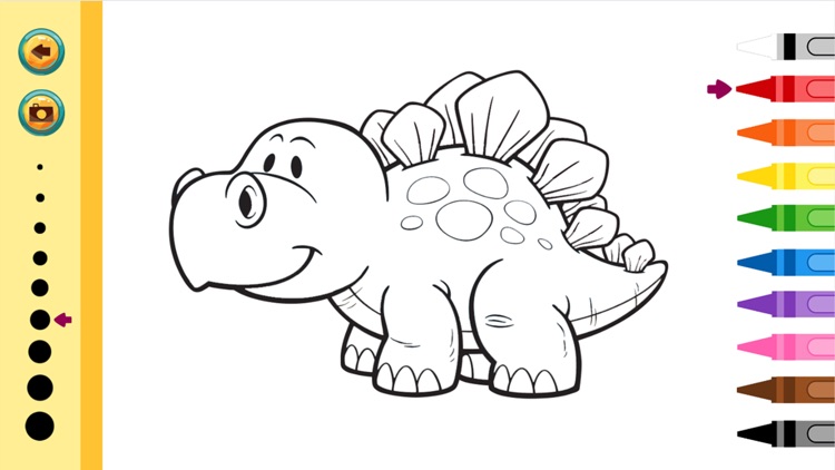 Dinosaurs Coloring Book - Painting Game for Kids screenshot-3