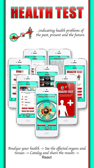 Health Test - The iridology app Screenshot