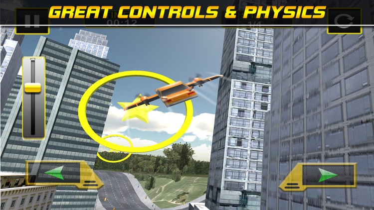 Flying Car Simulator 3D Free Game screenshot-3
