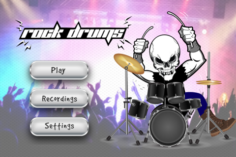 Rock Drums - Classic Band Game screenshot 2