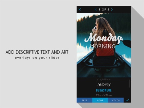 Slideshow Maker - Combine Photos, Videos and Music for YouTube & Instagram iPad screenshot 3 - Photo & Video app