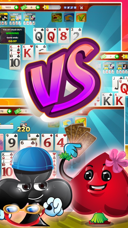 #2. Solitaire Showdown 2 (iOS) 由: Qublix