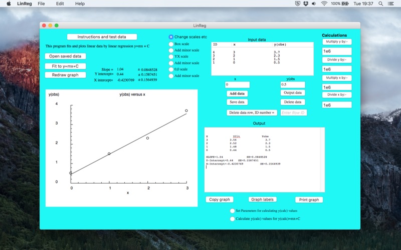 Screenshot #3 pour LinReg