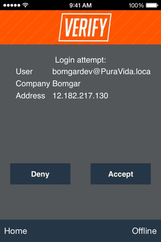 Bomgar Verify screenshot 3