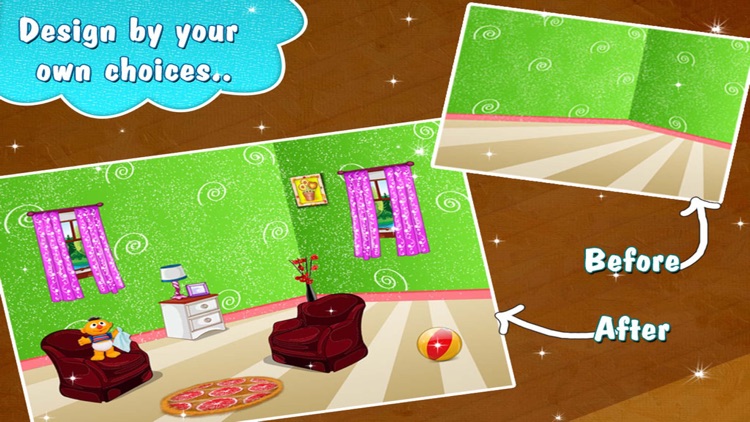 Kids Room Decoration - Game for girls, toddler and kids screenshot-3