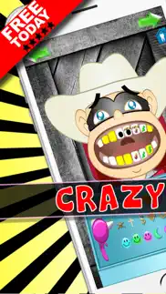 crazy doctor and dentist salon games for kids free iphone screenshot 1