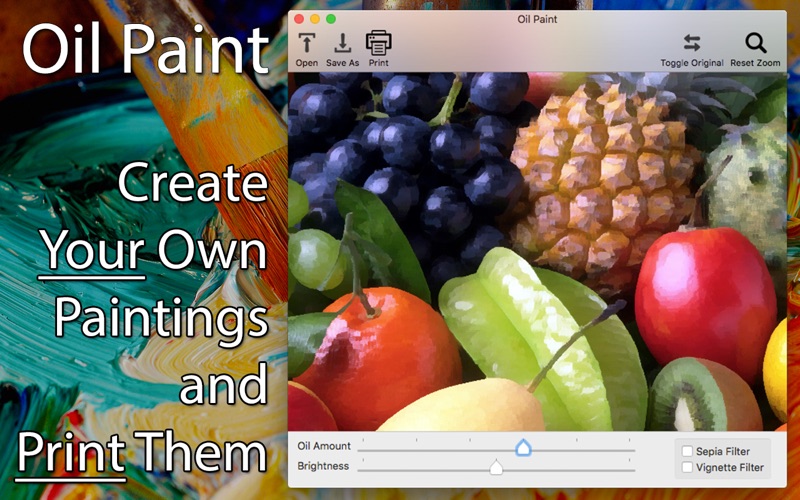 How to cancel & delete oil paint - photo art maker 1