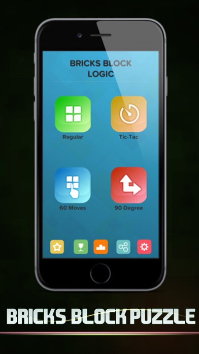 Bricks Block Logic : Grid Puzzle Game iPhone screenshot 1 - Games app