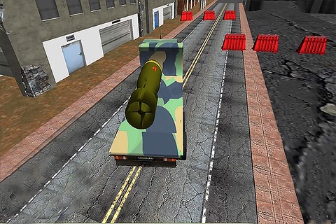 Military Cargo Transport : Army War Missile Cargo Truck Driving & Parking 3D screenshot 3