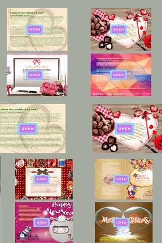 Greeting card templates for Pages screenshot 3