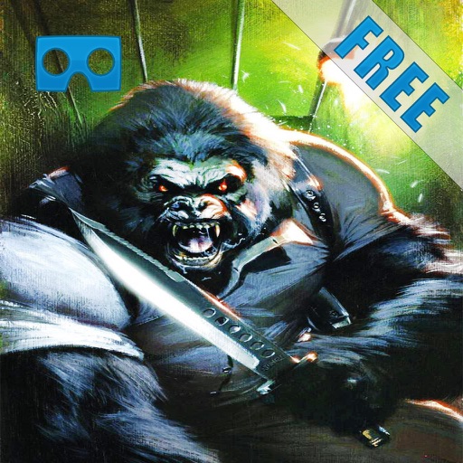 VR Angry Gorilla Run City Destruction Free icon