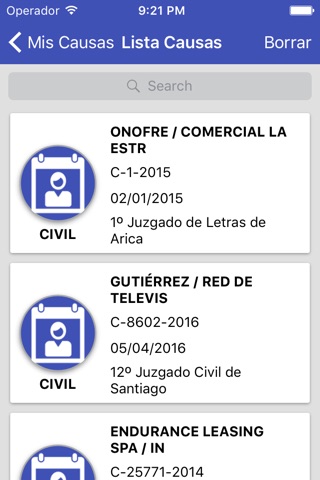 Pocket Lawyer Chile - Sus causas a un clic screenshot 2