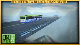 mountain bus driving simulator cockpit view - dodge the traffic on a dangerous highway iphone screenshot 2