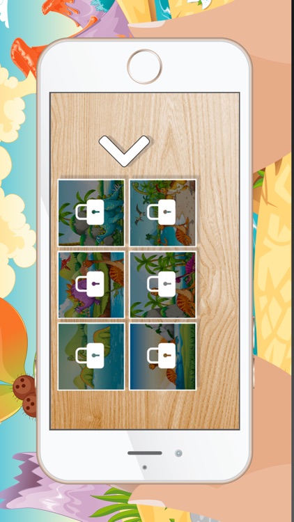 Dinosaur Games for kids Free : Cute Dino Train Jigsaw Puzzles for Preschool and Toddlers screenshot-4