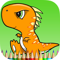 The Dinosaur Coloring Book HD Learn to color and draw a dinosaur Free games for children