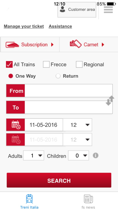 Train Italia Screenshot