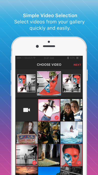 How to cancel & delete Video Grid -  Instant Collage Make from iphone & ipad 1