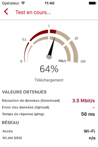 01net.com Speedtest screenshot 2