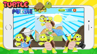 How to cancel & delete Sea Turtle Aquarium Puzzle Jigsaw Shape Free Diversion Games Kindergarten Kid's And Pre-School from iphone & ipad 1