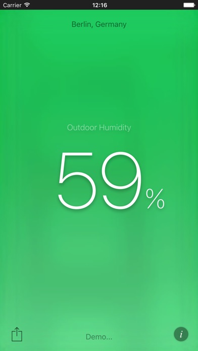 Humidity App screenshot1