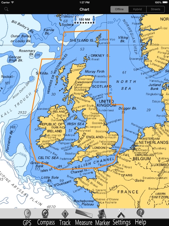 England GPS Nautical Chart Pro screenshot-4