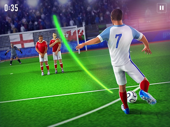 Perfect FreeKick 3D - Top Free Kick Soccer Game iPad app afbeelding 2