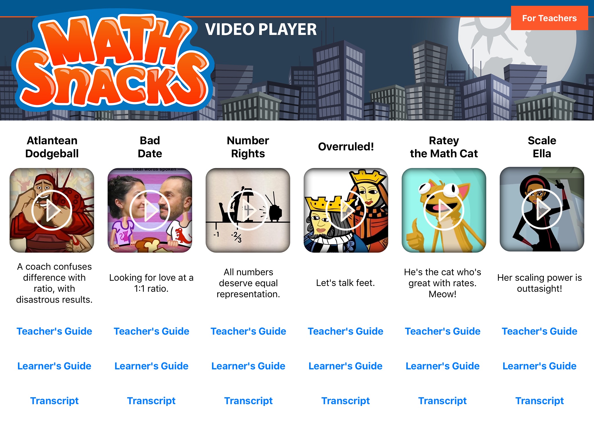 Math Snacks HD screenshot 3