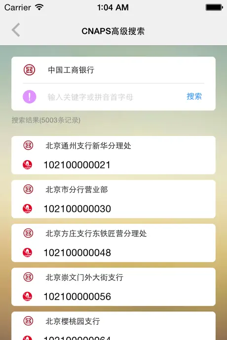 CNAPS速查-中国现代化支付系统编码大全