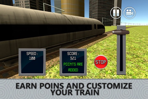 Euro Bullet Train Driving Simulator 3D screenshot 4