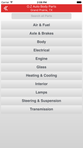 O.Z Auto Body Parts - Grand Prairie, TX screenshot
