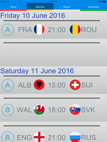 Screenshot #6 pour Football Championship 2016, Matches, News, and more - UEFA Euro 2016 edition