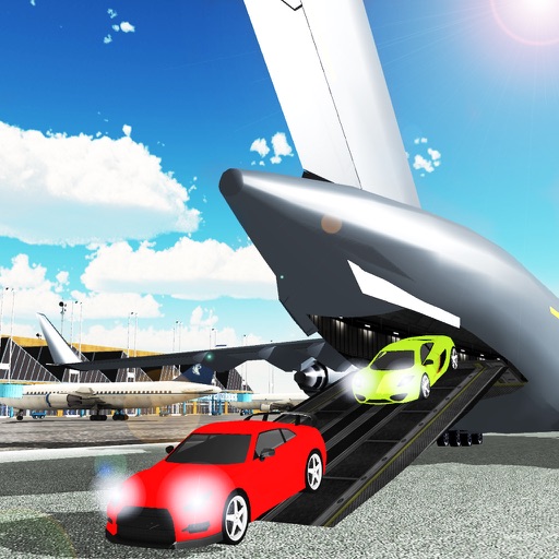 Flying Car Cargo Airplane 3D - Cargo Freight Vehicle Transporter Plane Game Icon