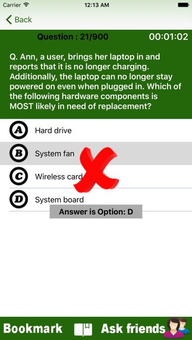 Screenshot #2 pour CompTIA A+ 220-801 Exam 1000+ Questions Free