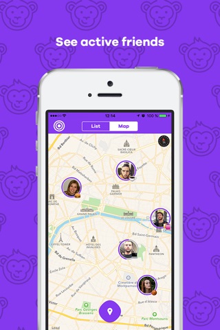 Geochat - Live friends map screenshot 2