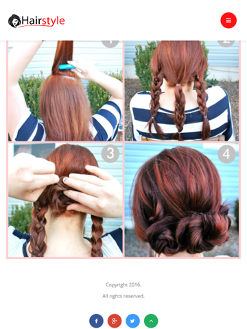 Screenshot #6 pour Easy Hairstyles Step by Step Pictures