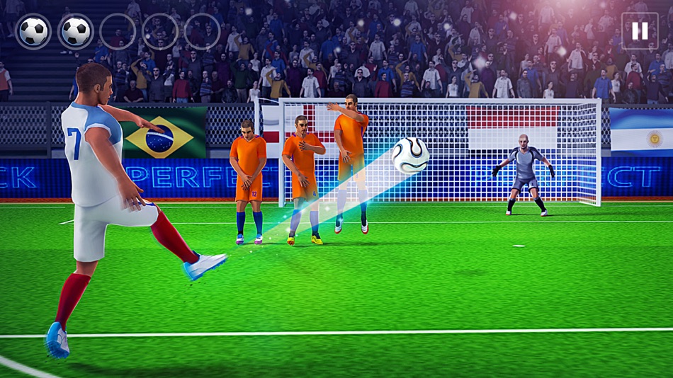 Hot Soccer FreeKick Asia 3D - 1.11 - (iOS)