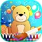 Teddy Bear Coloring Book for Kids - Free Color Pages & Educational Games