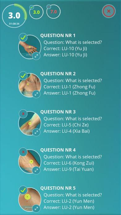 Screenshot #3 pour Acupuncture Quiz - Point Locations