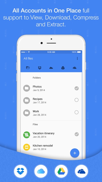 Easy Zip Pro - With Dropbox Google Drive iCloud and OneDrive screenshot-0