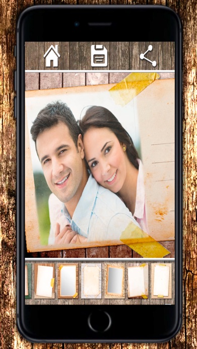 Vintage photo frames - Photo editor for framing and create profiles iPhone screenshot 5 - Photo & Video app