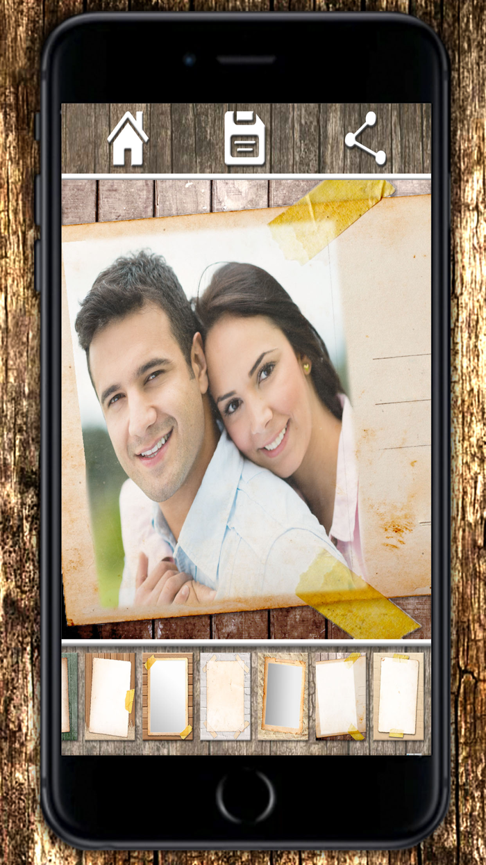 Vintage photo frames - Photo editor for framing and create profiles