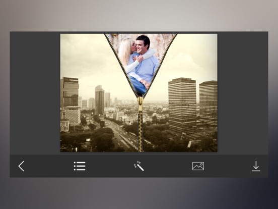 Zipper Photo Frames - Instant Frame Maker & Photo Editor iPad screenshot 4 - Photo & Video app
