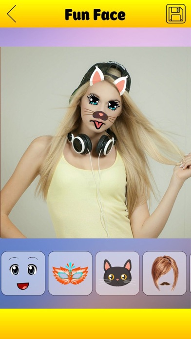 Face Masks Cats, Dog Swap Filters & Stickers iPhone screenshot 5 - Entertainment app